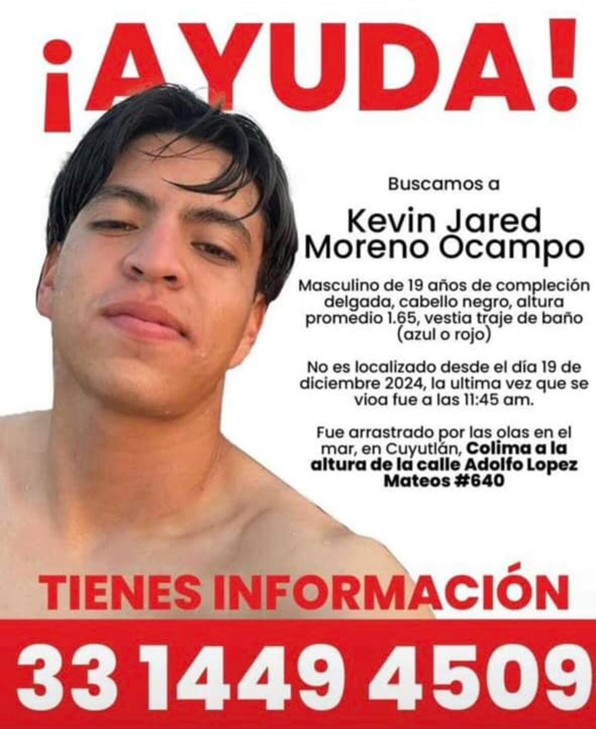 Búsqueda de Kevin Jared