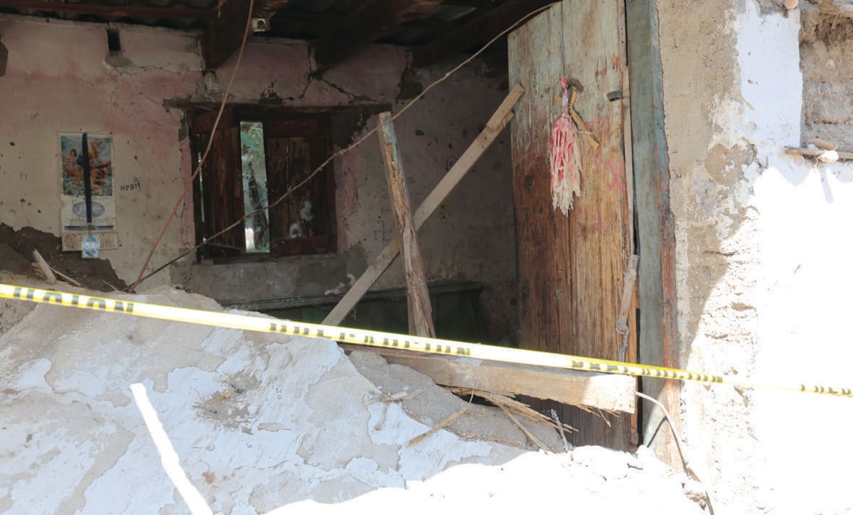 La casa se ubica en la calle Angostura final Poniente, en la colonia El Ranchito. FOTO: JULIÁN ORTEGA