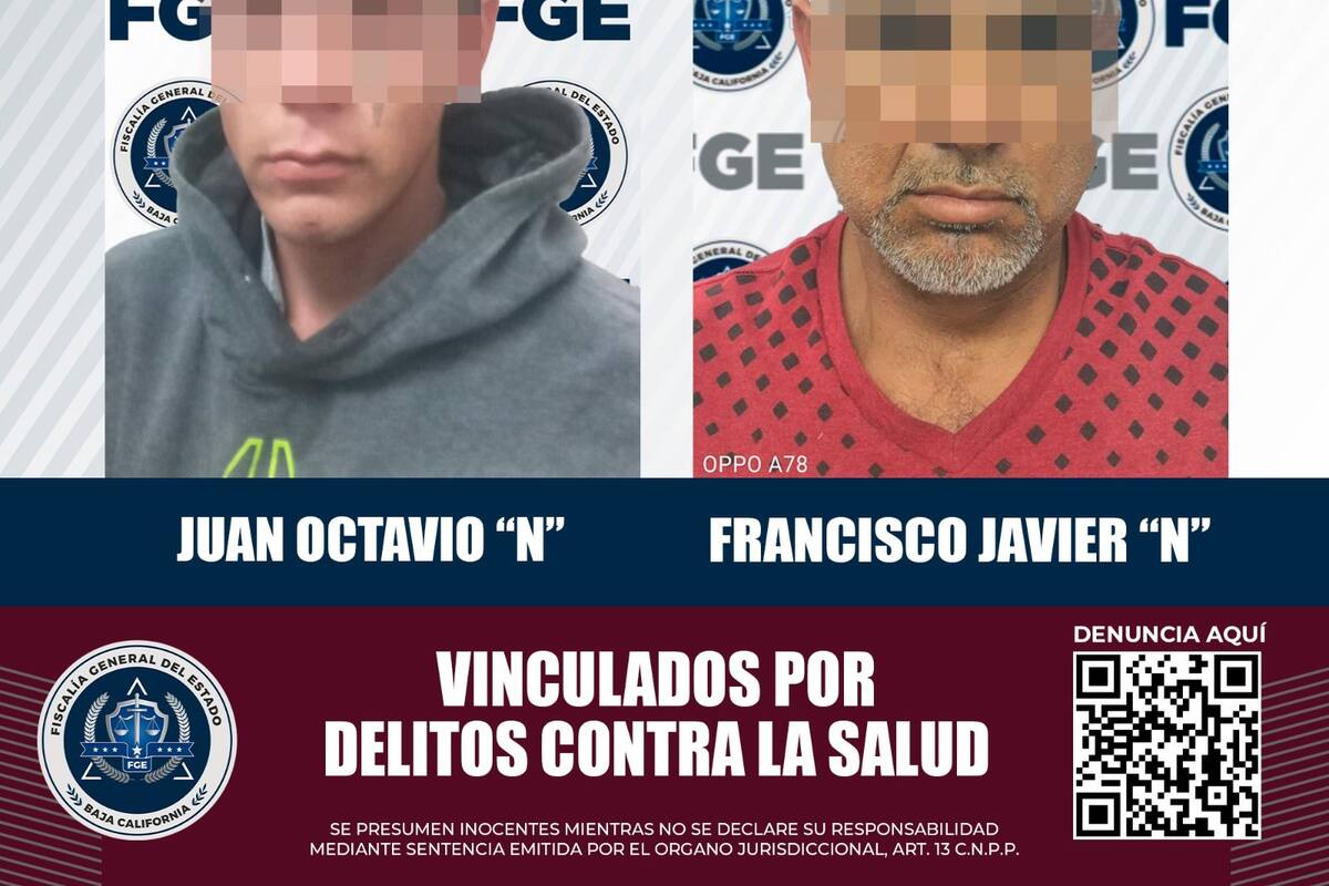 Aprisionan a dos por delitos contra la salud