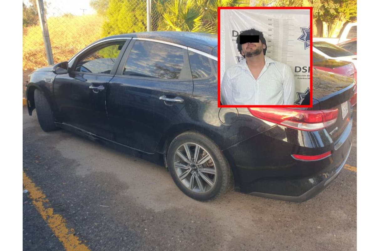 Manejaba a exceso de velocidad, con aliento alcohólico y armado; es detenido