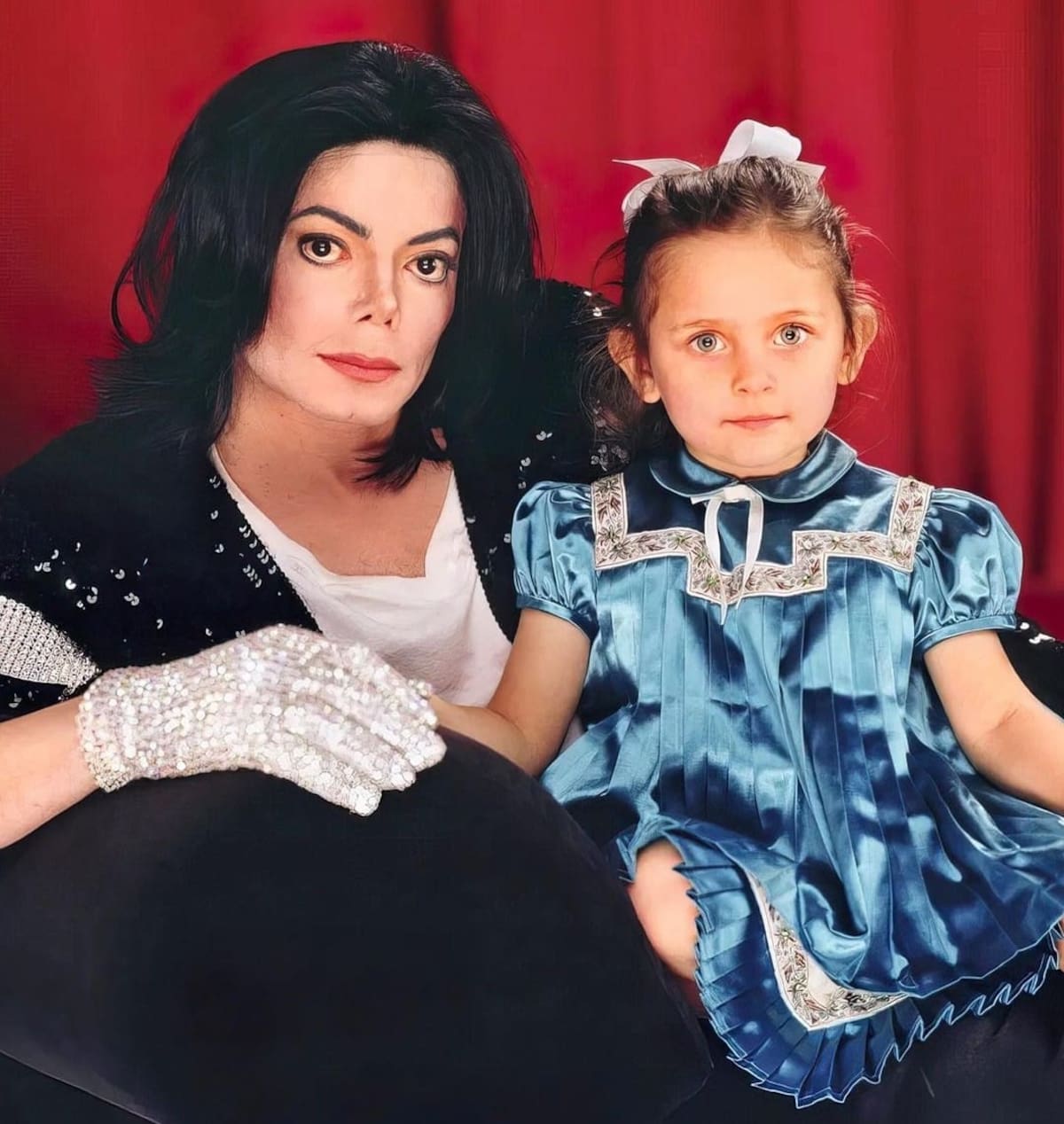 Michael y Paris Jackson.