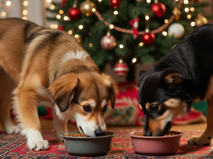 ¿Qué pueden comer los perros en Navidad y Año Nuevo?