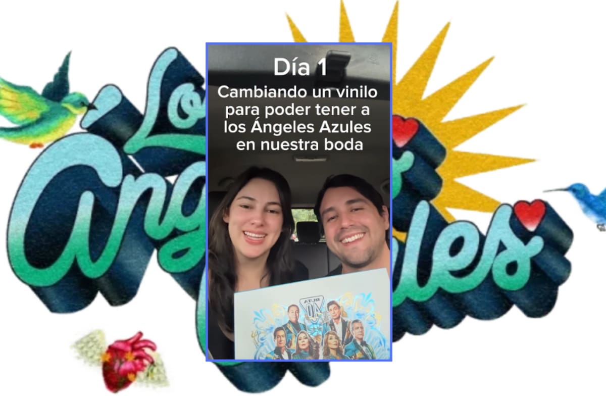 Pareja lanza un reto de intercambio infinito para lograr tener a Los Ángeles Azules en su boda