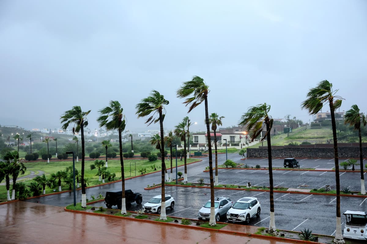 Un sistema frontal provocará fuertes lluvias y vientos intensos el miércoles y jueves