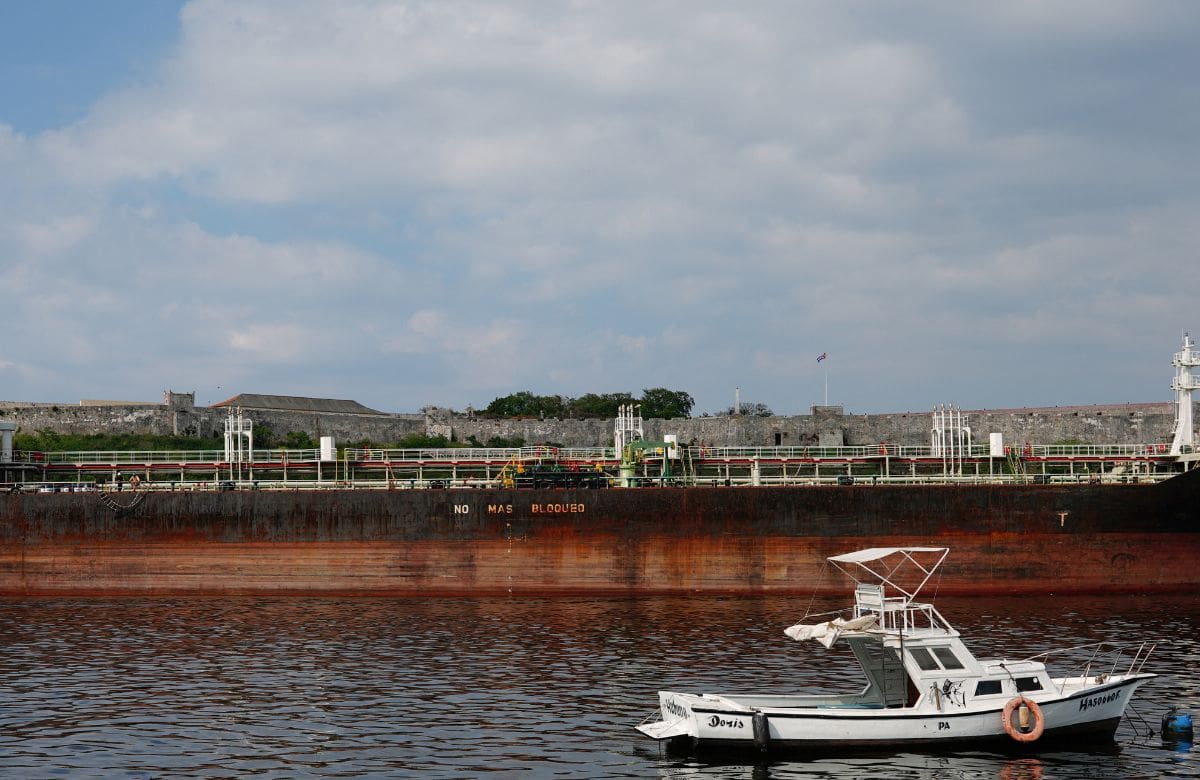 Rusia envió un cargamento de petróleo a Cuba que arribó este lunes al puerto de Matanzas. | Crédito: Reuters