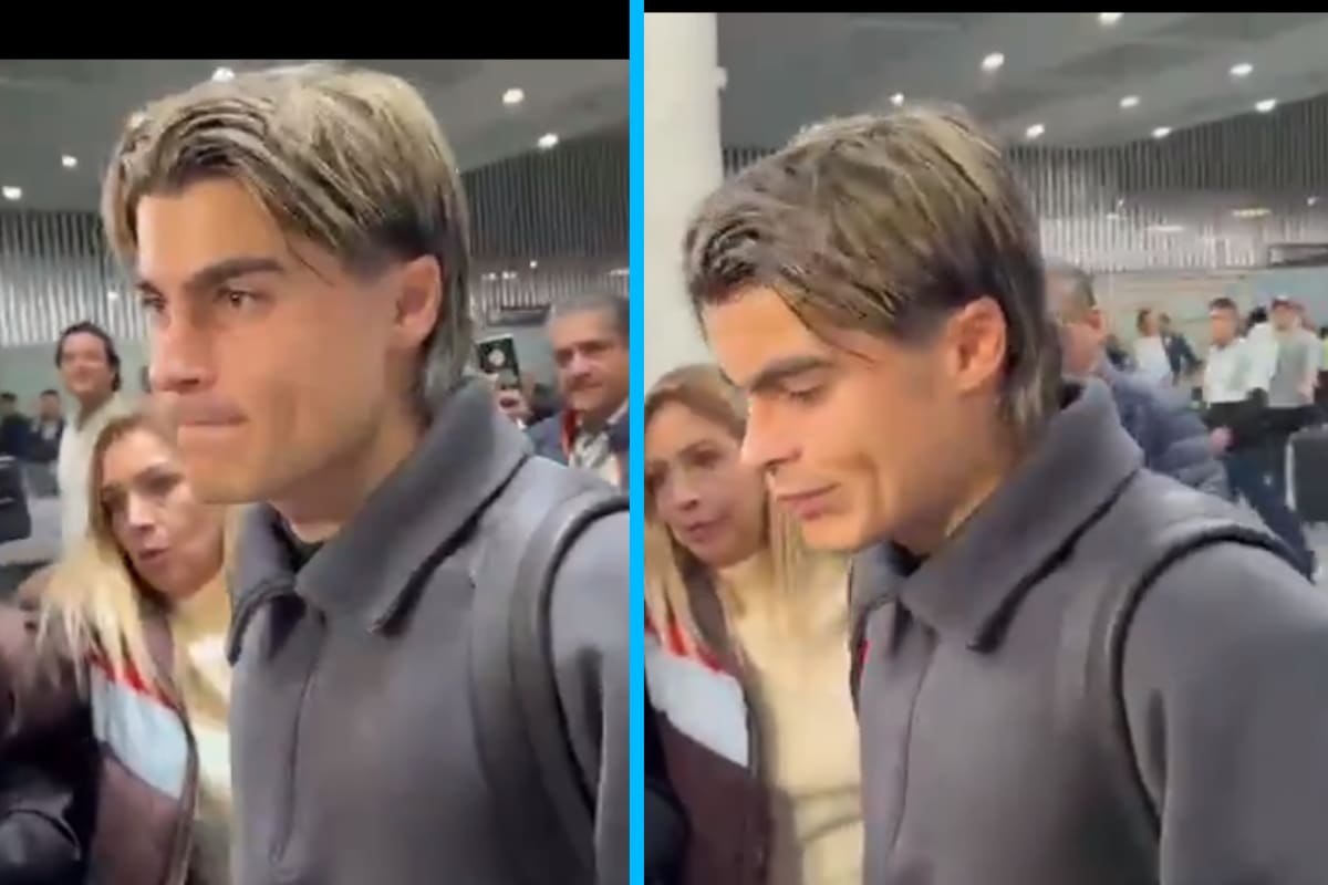 VIDEO | Luka Romero “estalla de felicidad” en su llegada a México