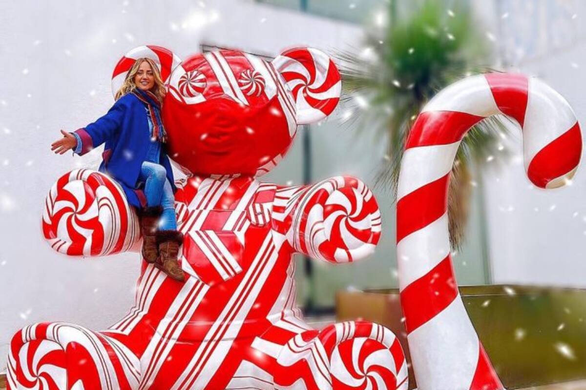 Andrea Legarreta viste de navidad su hogar