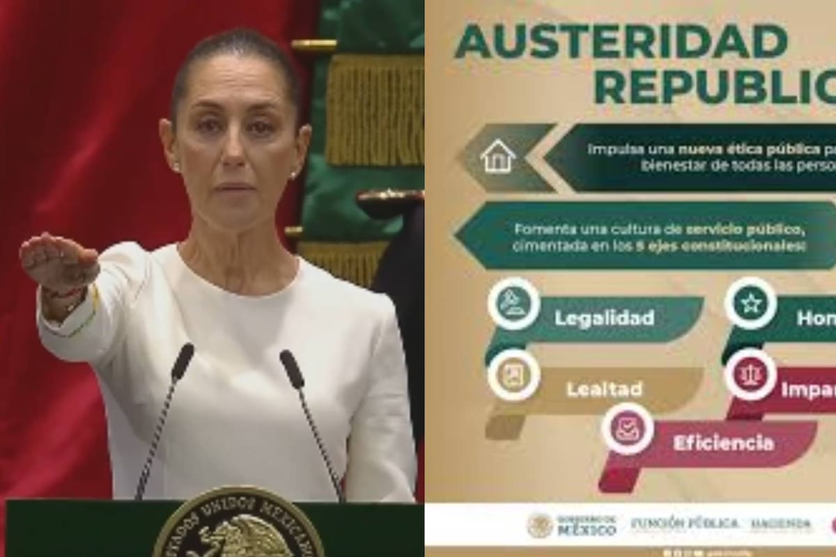 La Austeridad Republicana continuará en el segundo piso de la 4T, según Sheinbaum