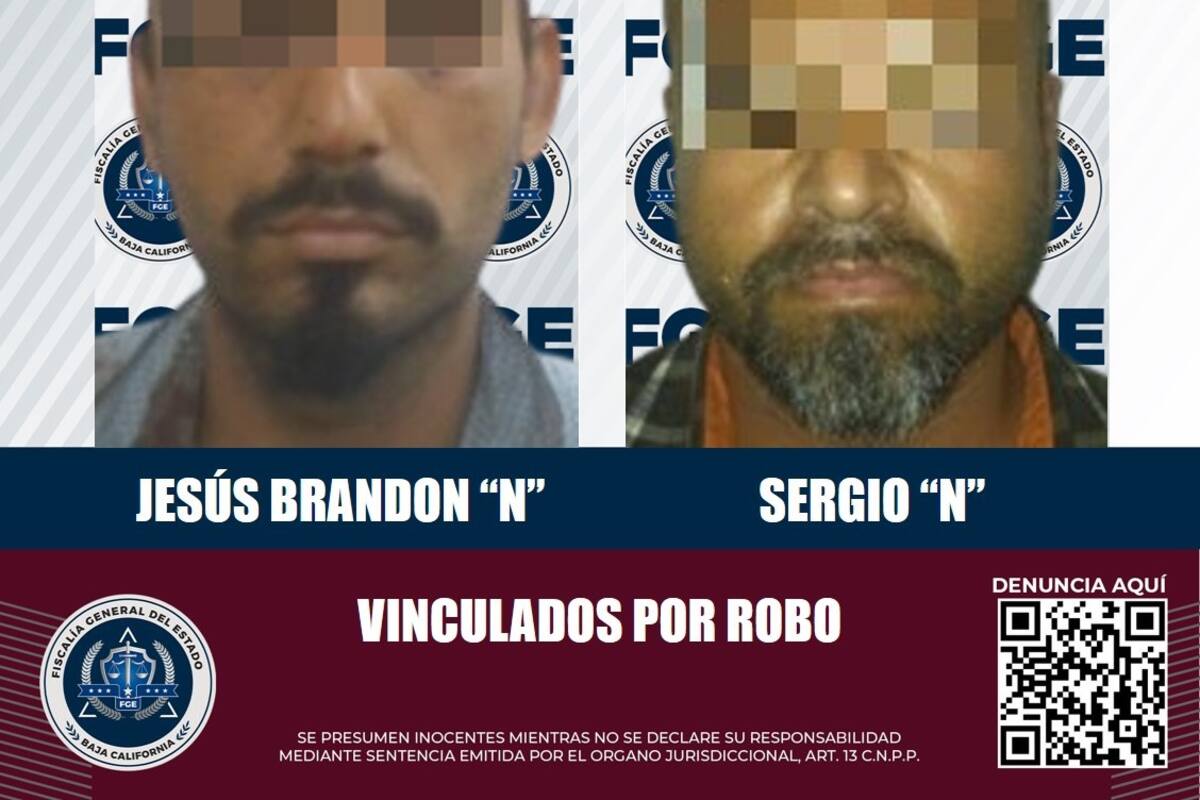 Vinculan a dos a proceso por asaltar autoservicio