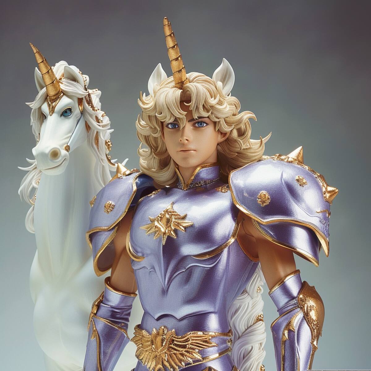 Jabu, el Bronze Saint que cautiva: Su piel morada en algunas representaciones agrega un elemento visualmente sorprendente.