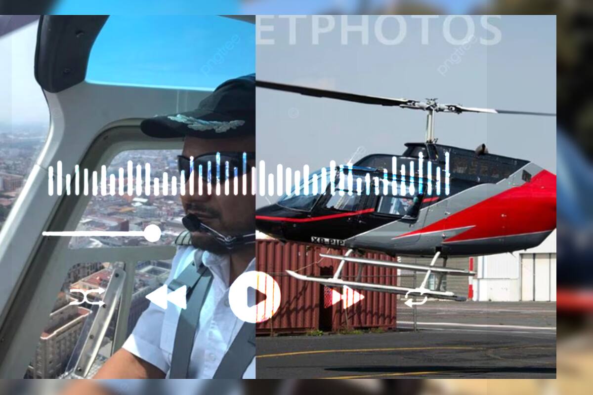 Filtran audios de piloto de helicóptero que cayó en Coyoacán antes de la tragedia