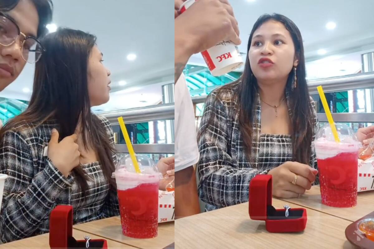 Hombre le pide matrimonio a su pareja pero ella lo IGNORA (VIDEO)