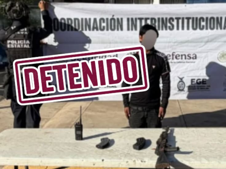 Detienen en Navolato a menor armado con fusil y cartuchos; aseguraron radio de comunicación
