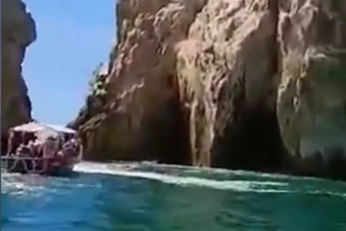 Video: Grupo de turistas cae al mar durante su travesía en Los Cabos