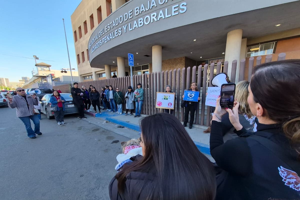 Manifestación se realiza durante segunda audiencia de vinculación a proceso por el caso del perrito “Chato”