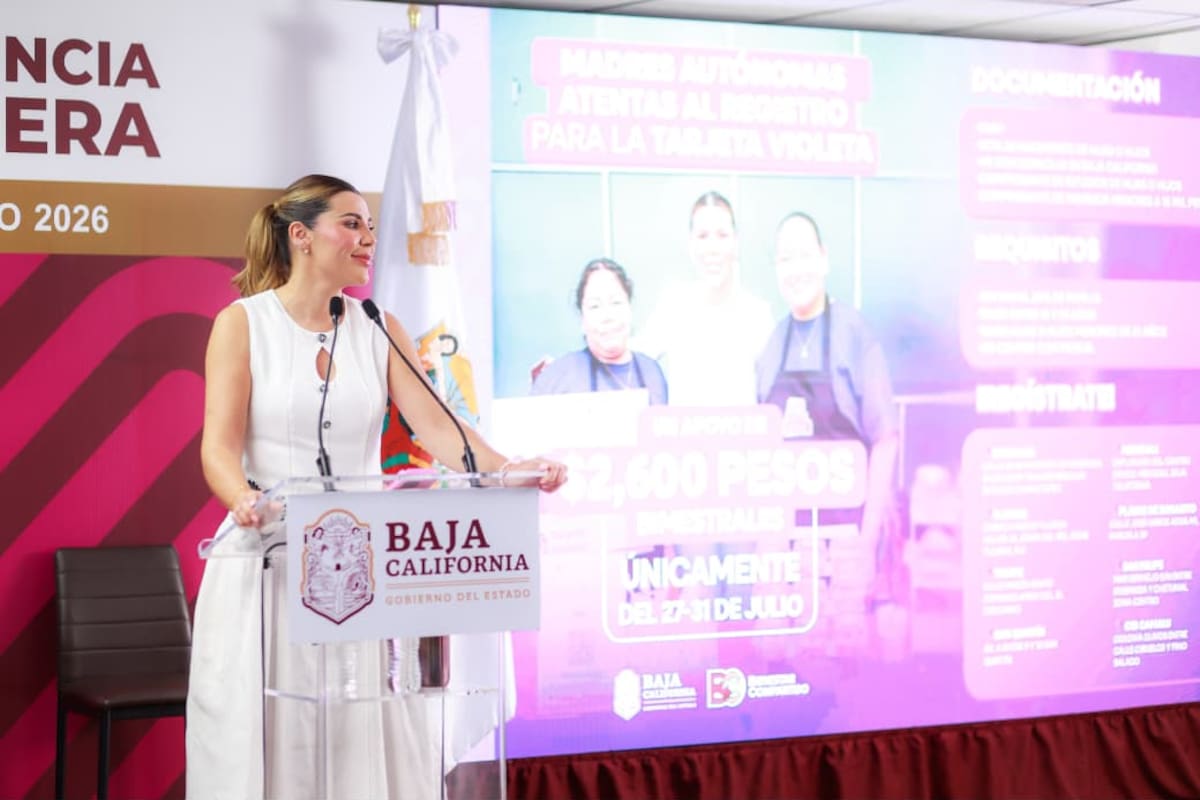 Más de 33 mil mujeres ya se registraron para la Tarjeta Violeta en Baja California