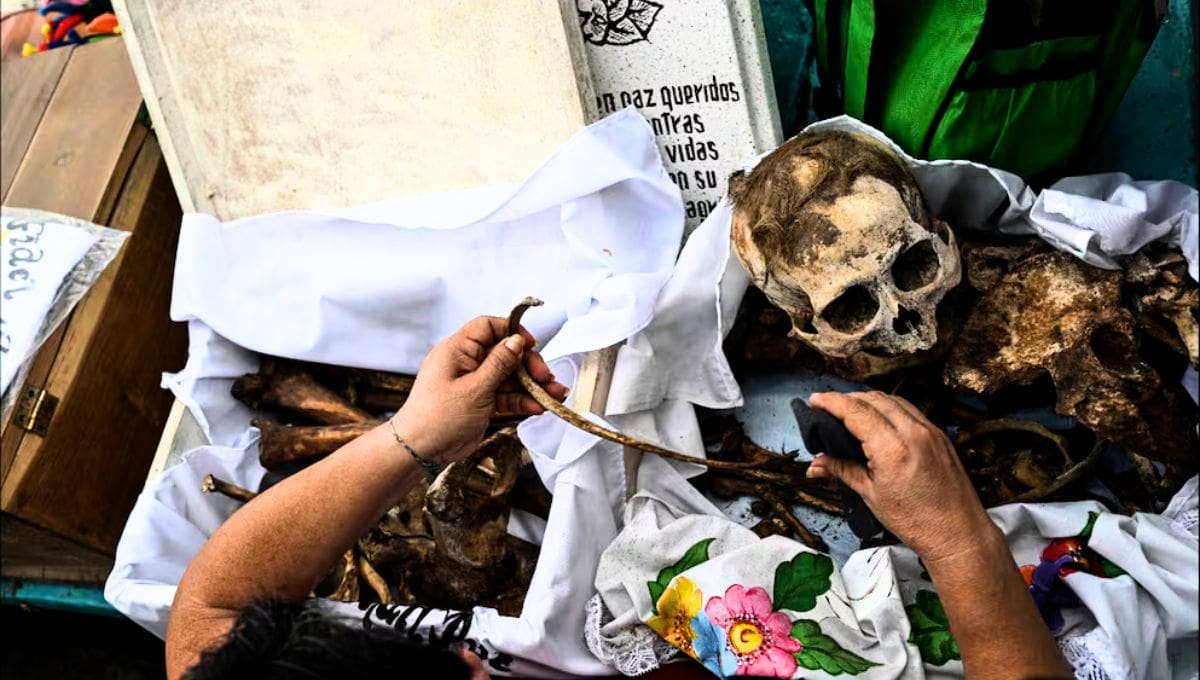 El ritual maya que mantiene viva la memoria de los difuntos en Pomuch, Campeche.