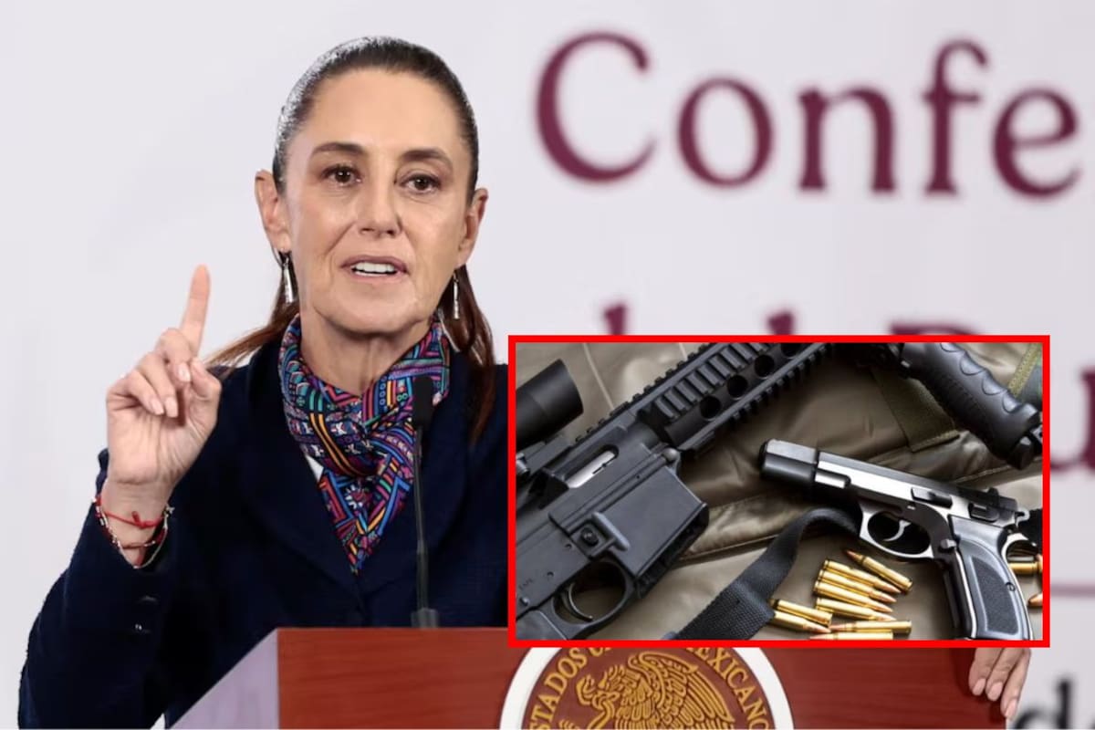 México duplica decomiso de armas provenientes de Estados Unidos en gobierno de Claudia Sheinbaum