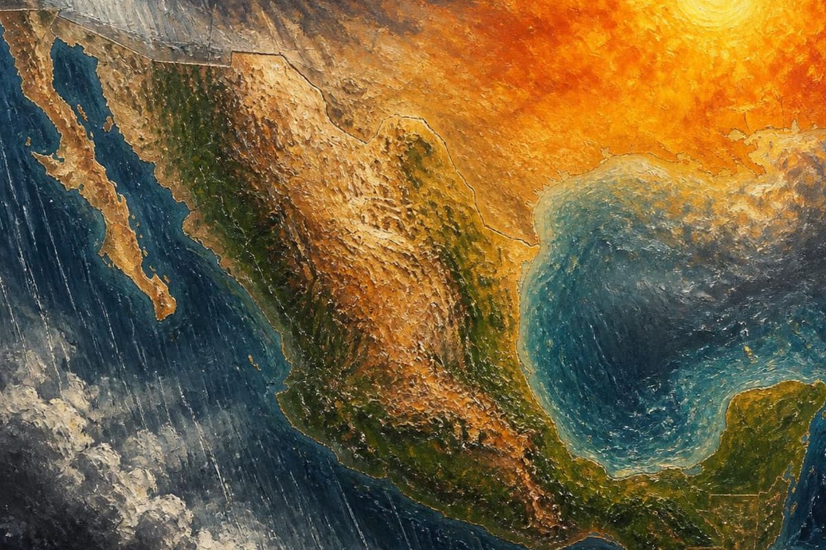 Con el monzón mexicano y el paso de las ondas tropicales 27 y 28 activos, el SMN pronosticó lluvias intensas para estos estados y temperaturas de hasta 45 grados en el norte del país