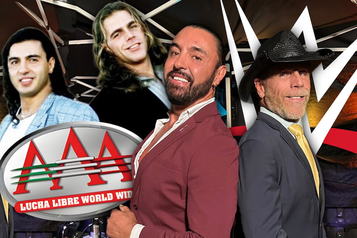 Latin Lover presume foto con Shawn Michaels 28 años después