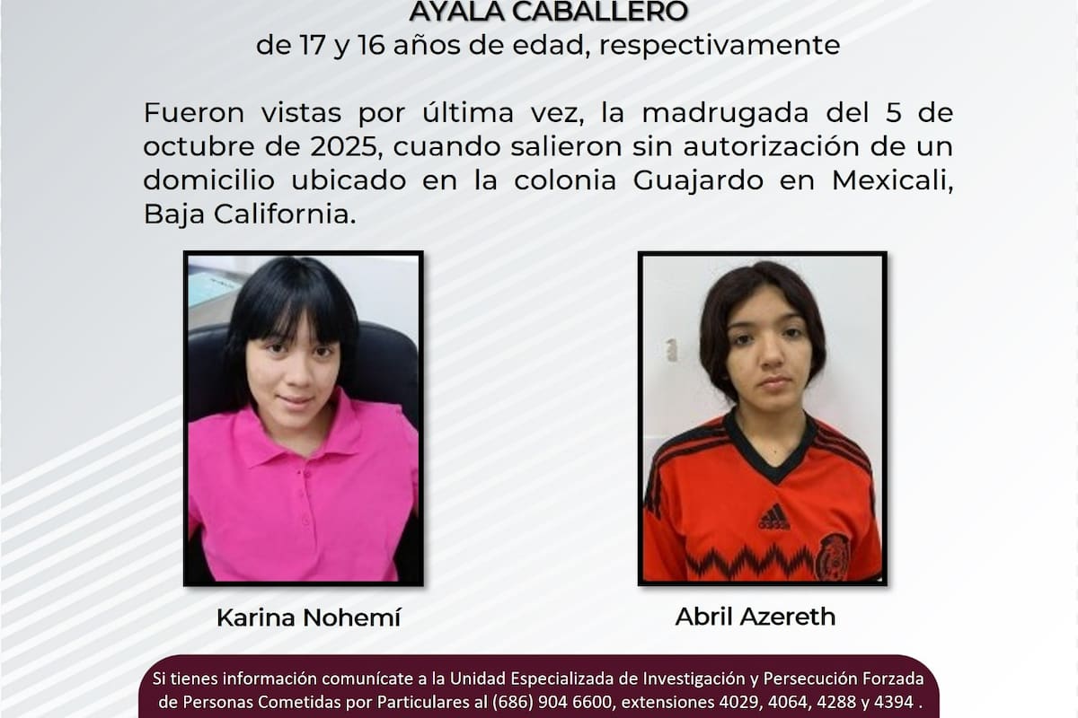 Buscan a dos adolescentes que salieron del albergue del DIF Estatal en Mexicali
