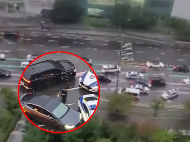 Robó un Tesla, embistió autos y huyó a pie: joven de 20 años fue detenido tras persecución violenta | VIDEO
