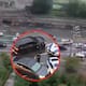 Robó un Tesla, embistió autos y huyó a pie: joven de 20 años fue detenido tras persecución violenta | VIDEO