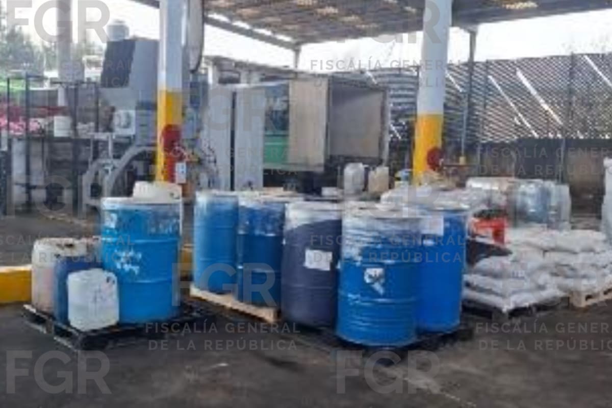 Reducen a cenizas toneladas de químicos ligados a drogas en BC