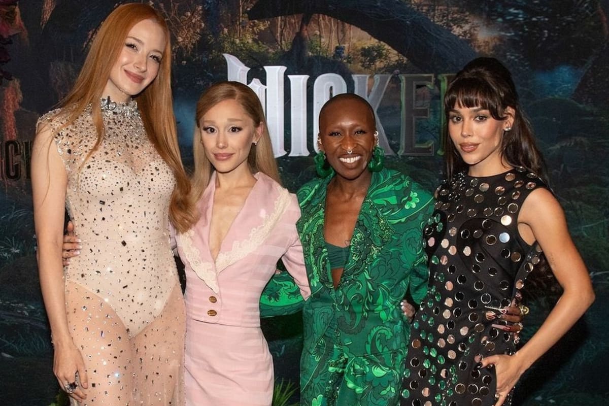 Esto fue lo que le dijo a Ariana Grande a Danna Paola en la premiere de Wicked