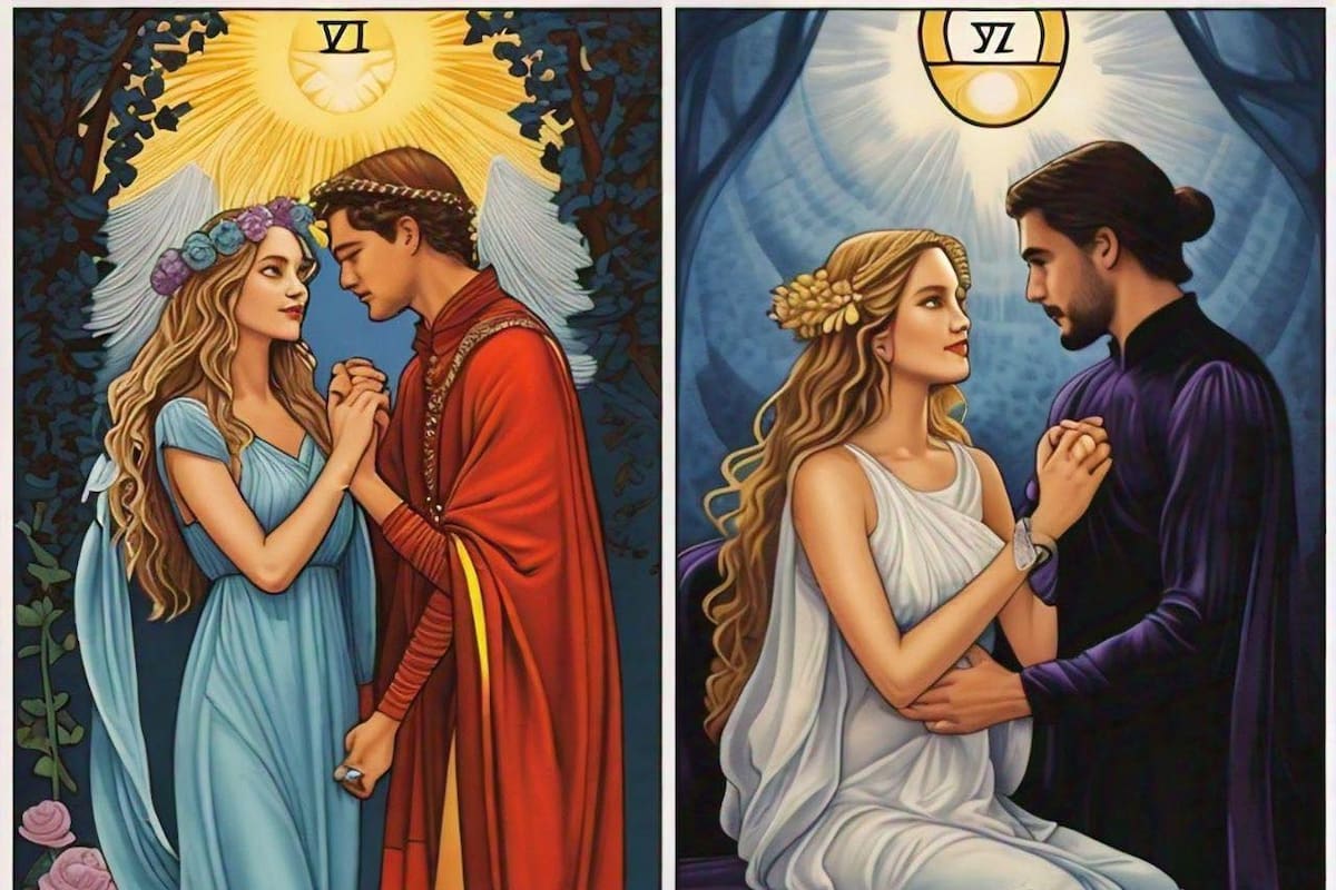 Diferencias entre almas gemelas y llamas gemelas, según el tarot
