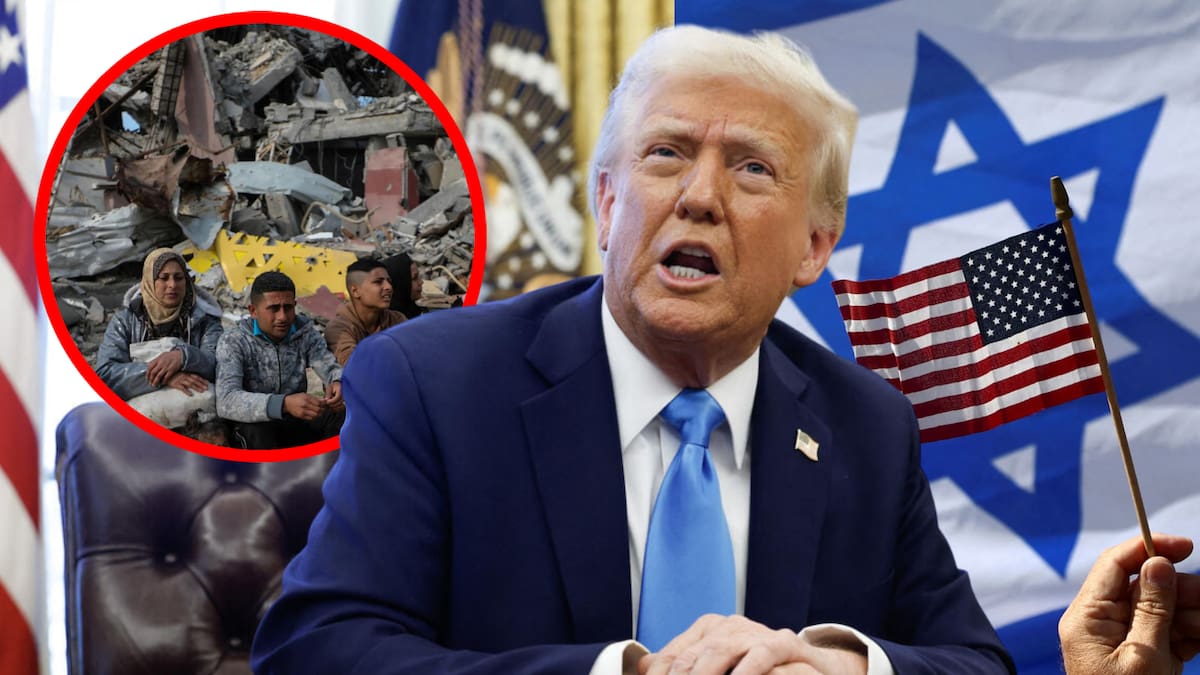 Trump propone que EU administre Gaza y expulse a los palestinos: líderes lo tachan de "insensato". FOTO: Especial