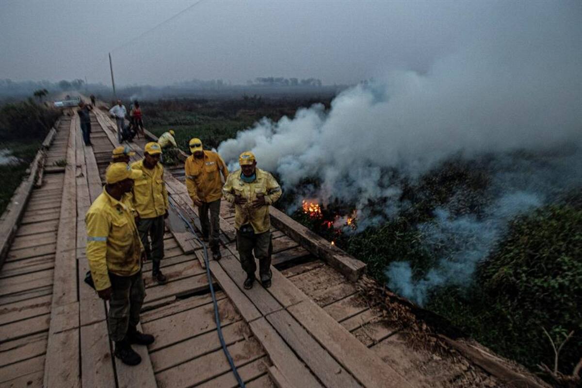 Incendios en Pantanal alcanzan nivel récord y presionan a Bolsonaro