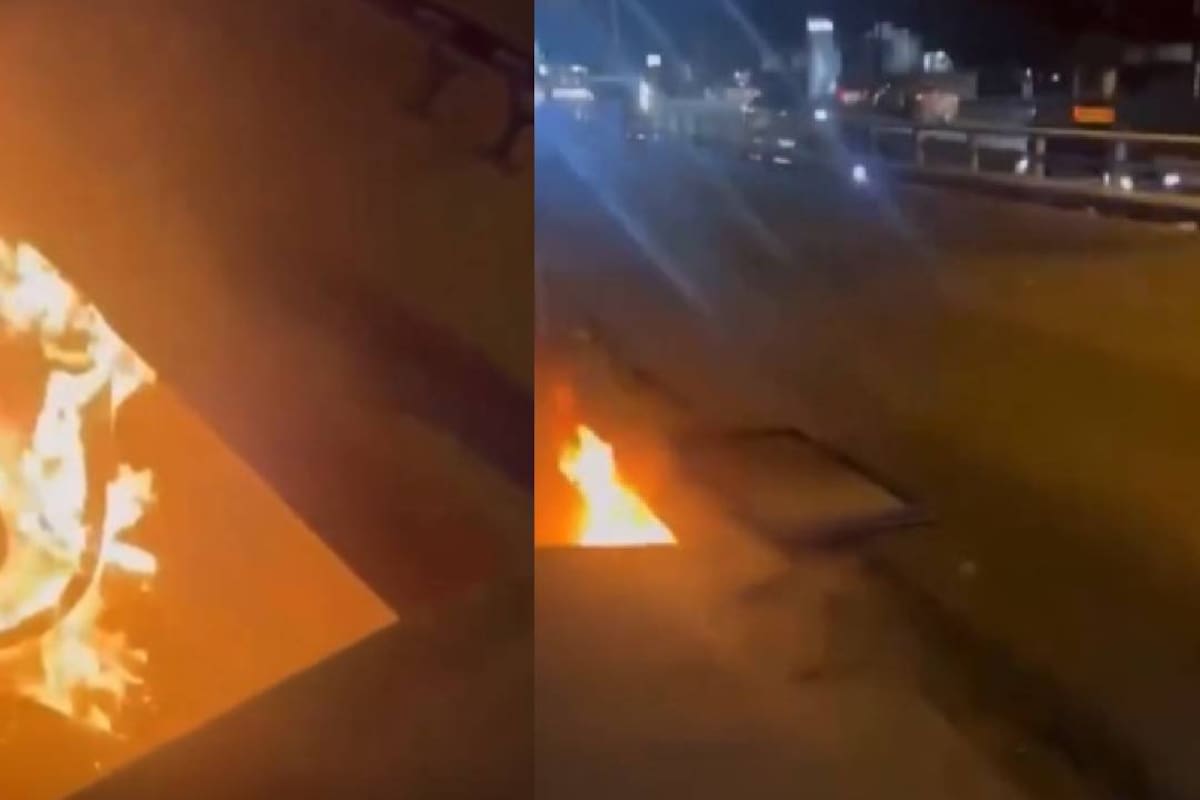 Presunto robo provoca incendio en registro subterráneo y deja sin energía a 3 mil viviendas en Mexicali