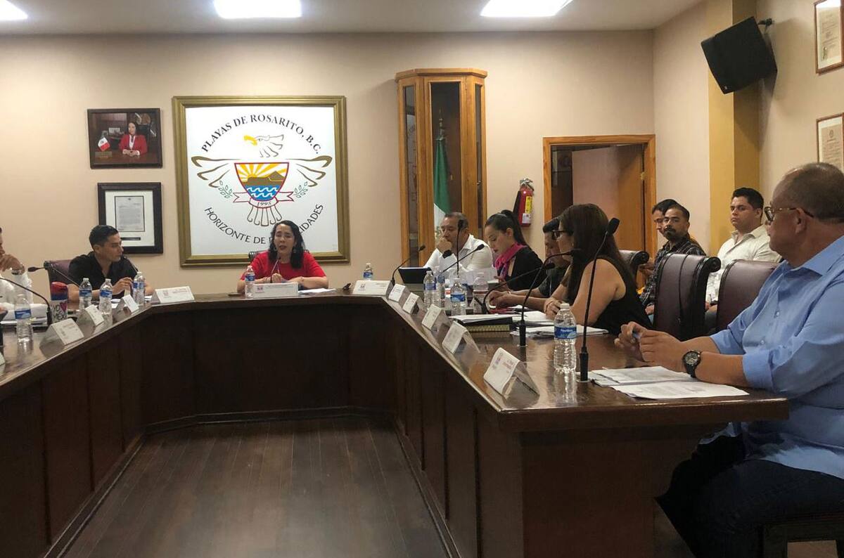 Este miércoles se realizó sesión de Cabildo en Rosarito.
