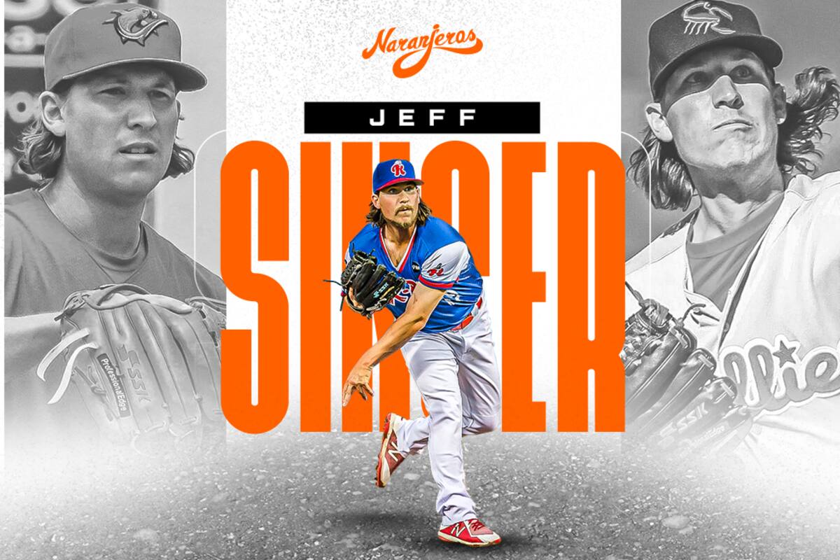 Suman Naranjeros de Hermosillo a relevista Jeff Singer