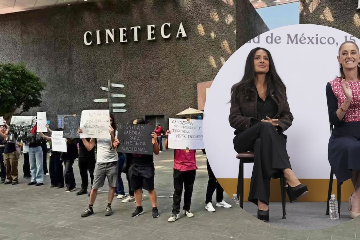 Mientras Claudia Sheinbaum anuncia incentivos fiscales al cine mexicano y agradece el respaldo de Salma Hayek, trabajadores de la Cineteca Nacional mantienen huelga por adeudos, contratos bajo Capítulo 3000 y más de una década de precarización laboral