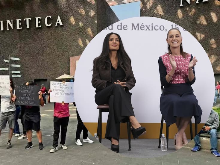 Mientras Claudia Sheinbaum anuncia incentivos fiscales al cine mexicano y agradece el respaldo de Salma Hayek, trabajadores de la Cineteca Nacional mantienen huelga por adeudos, contratos bajo Capítulo 3000 y más de una década de precarización laboral