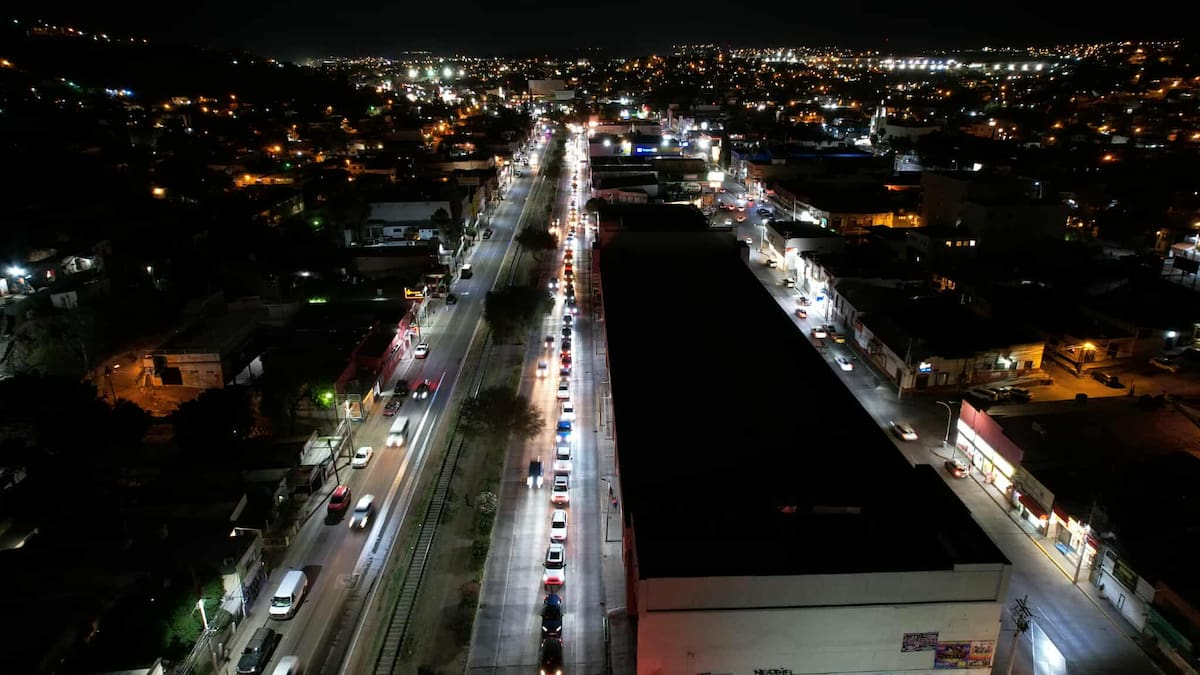 El tráfico inusual obedece al regreso masivo de personas que visitaron México durante el feriado del Día de la Independencia en Estados Unidos. Foto: cortesía