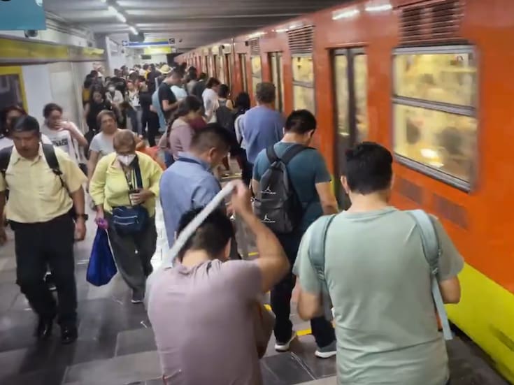 Mujer pierde la vida tras arrojarse a las vías en la estación del metro de CDMX Aquiles Serdán
