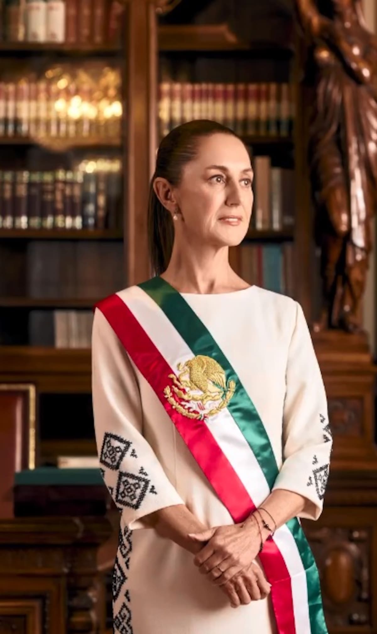 Primera fotografía oficial de Claudia Sheinbaum / Capturas de pantalla