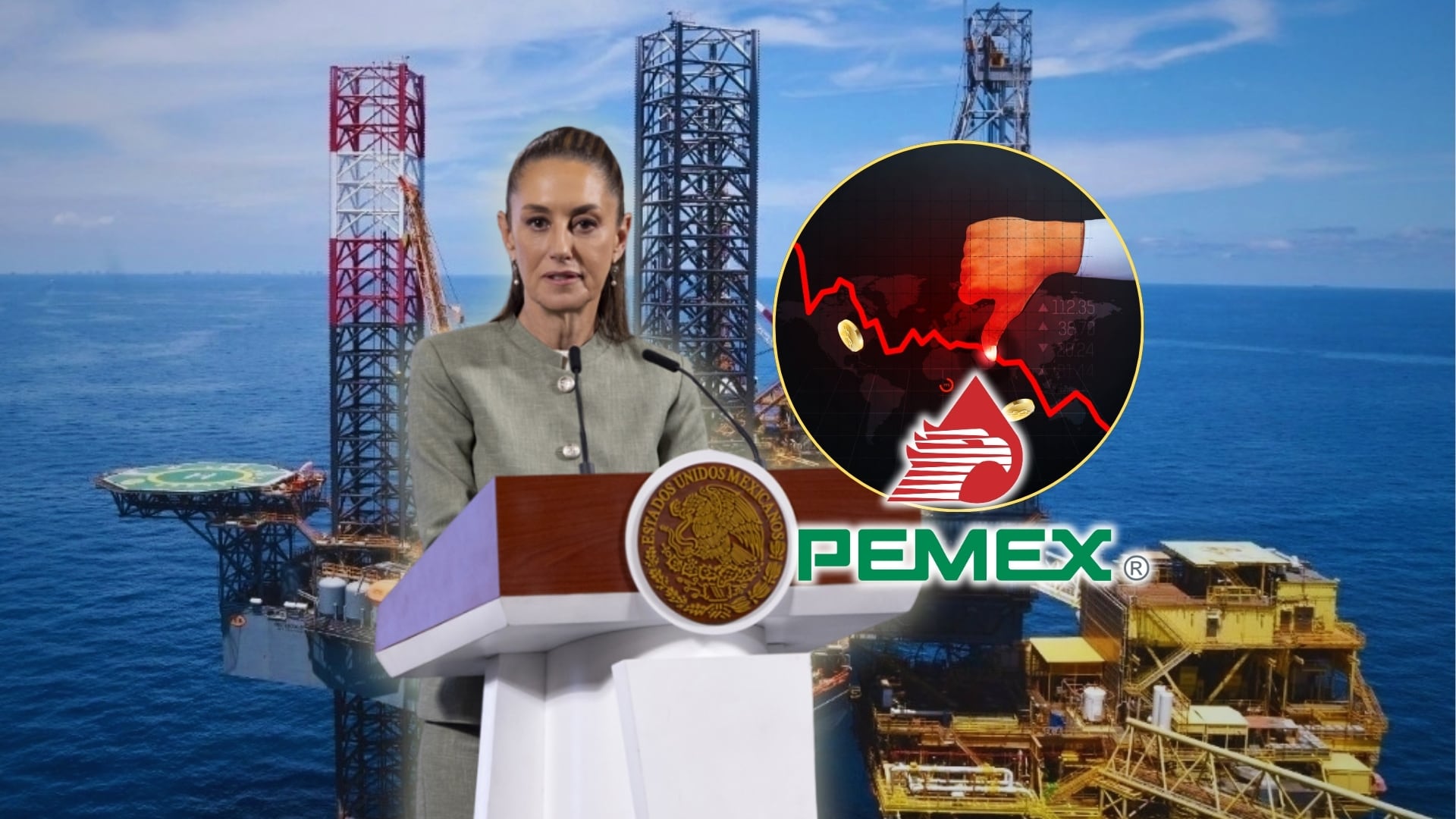 Pemex reporta pérdida millonaria en el primer trimestre de 2025. Foto: Especial
