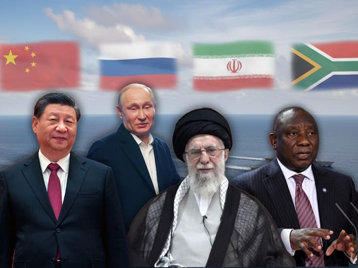 Sudáfrica realiza ejercicios navales conjuntos con China, Rusia e Irán frente a Ciudad del Cabo durante una semana, con maniobras de seguridad marítima y antipiratería, mientras crece la tensión en su relación con Estados Unidos por sus vínculos militares