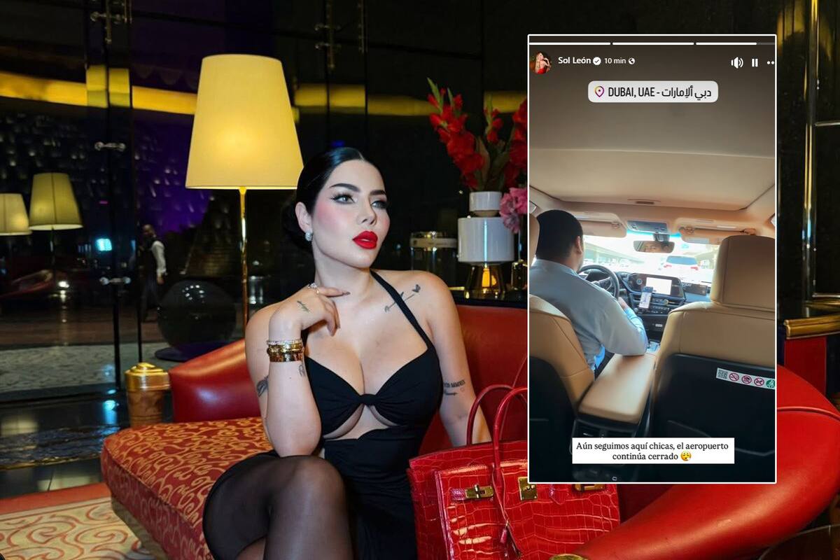 Influencer Sol León se encuentra atrapada en Dubái en medio de ataques de Irán contra Emiratos Árabes Unidos