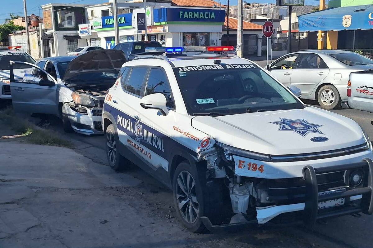 Cruce peligroso en avenida Siete e Israel González, en Hermosillo