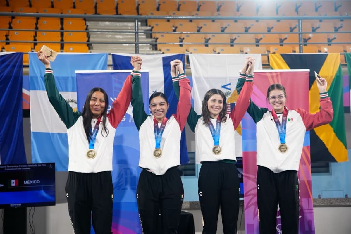 La tijuanense Natalia Botello vuelve a ser de oro en esgrima y conquista su segundo título en los JCC