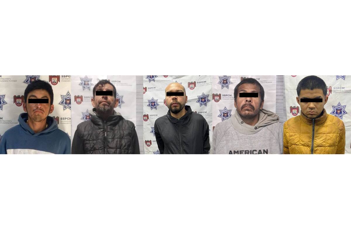 Capturan a cinco fugitivos de la ley en Tijuana