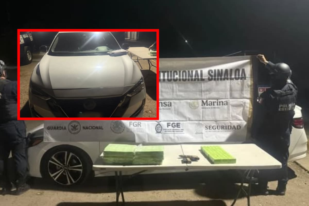 Autoridades aseguran arma, 3 mil cartuchos y vehículo abandonado en la Sinaloa