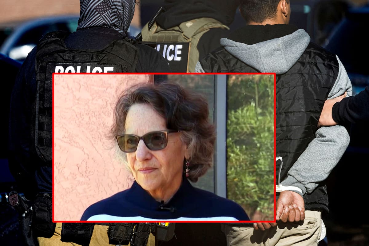 ICE detuvo por 8 horas a señora estadounidense de 71 años por “empujar a un policía” afuera de la corte de inmigración de San Diego; abogados acusan intimidación de voluntarios