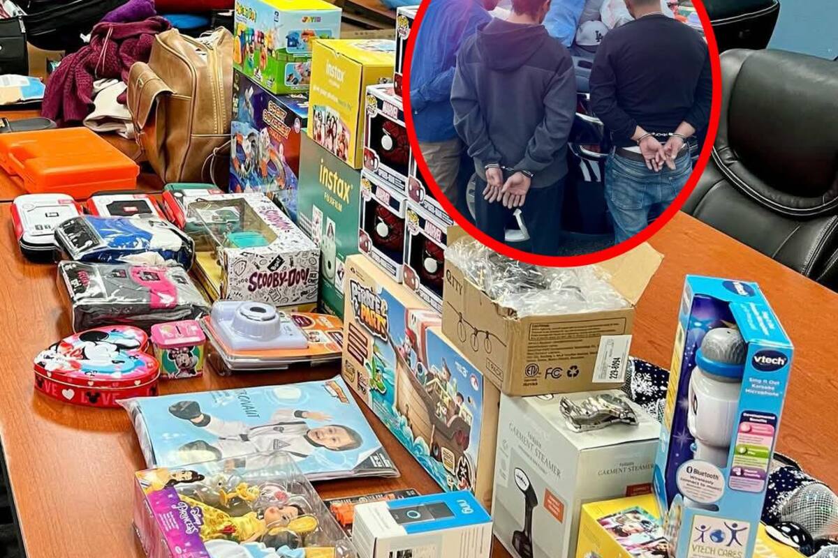 Detienen a tres ladrones por robos de regalos navideños en Calexico