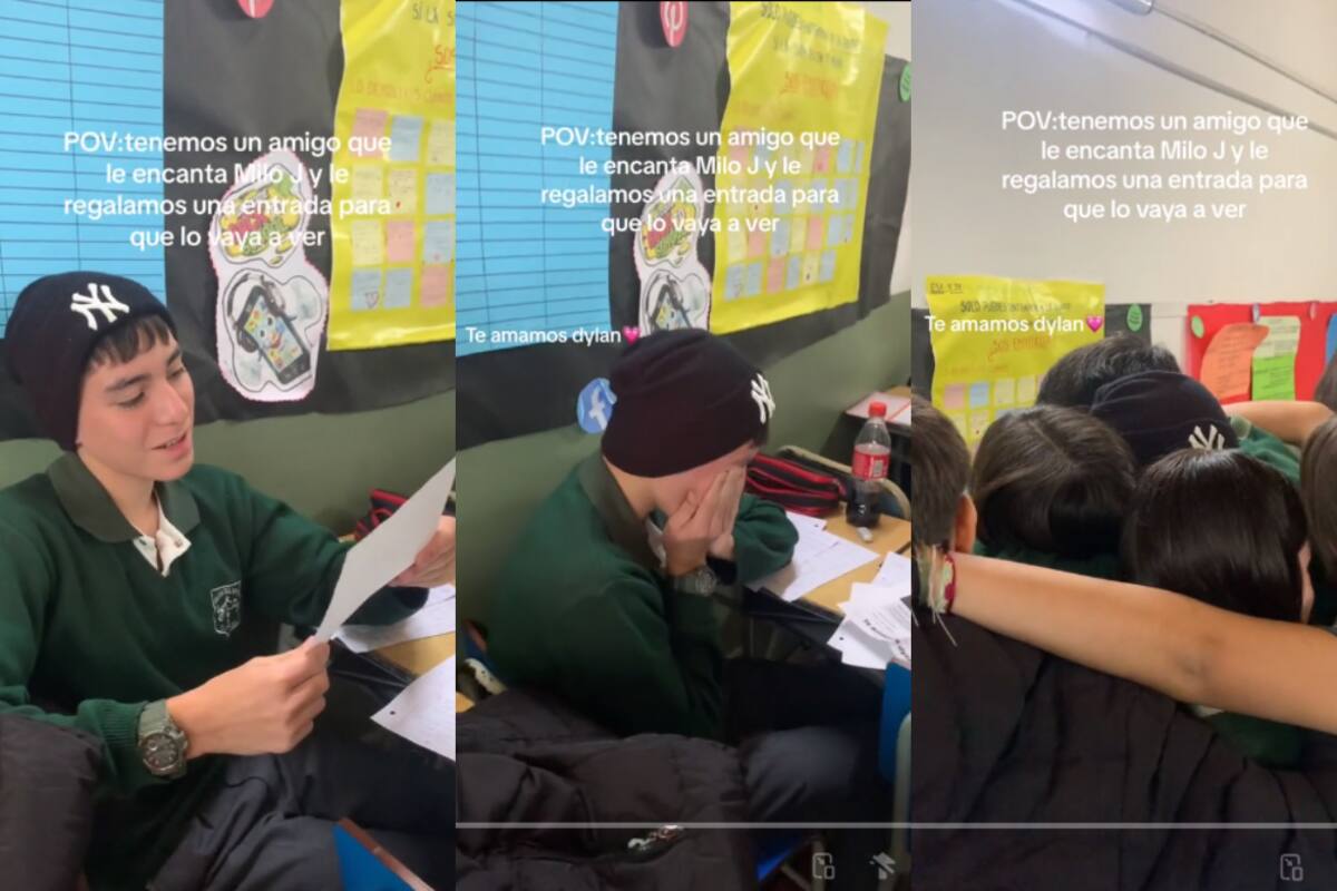 Grupo de jóvenes le dan un lindo regalo a su compañero de clases por ser un buen amigo | VIDEO